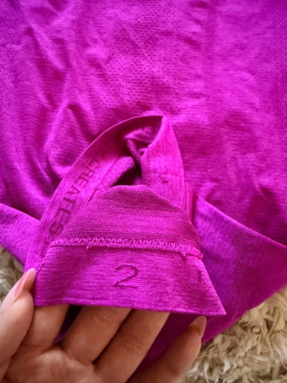 Magenta Purple Highlight Swiftly Tech Short Sleeve *Hip Length Lululemon - Picture 5 of 7